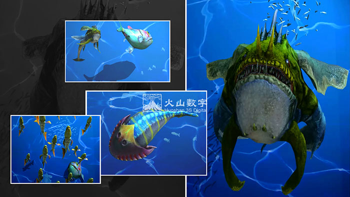 4D户外投影现场效果