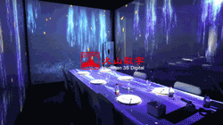 3D裸眼全息投影餐厅动态图